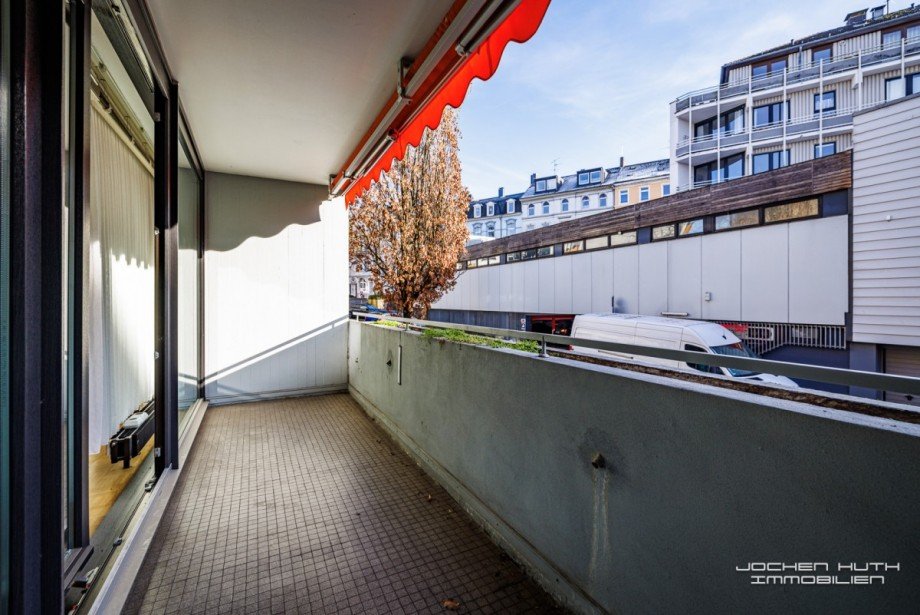Balkon vor dem Wohnraum Wohnung Wuppertal
