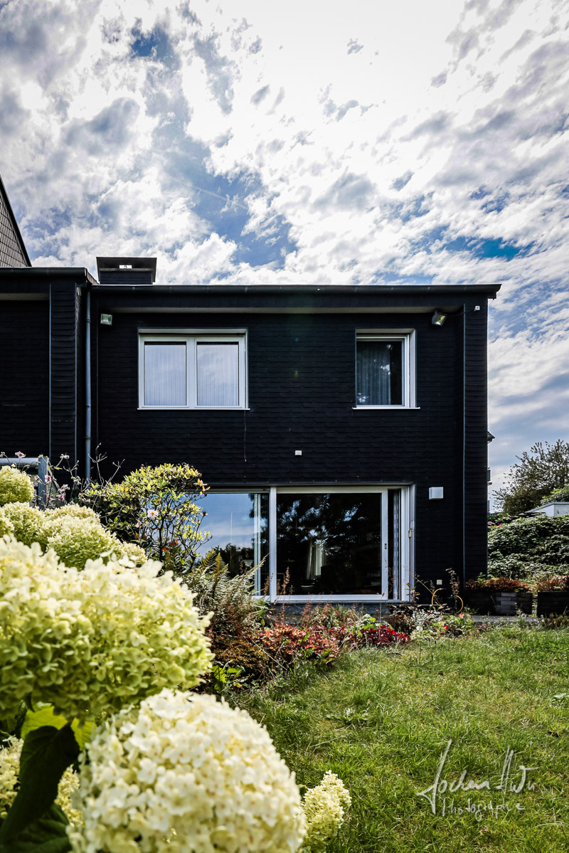 R�ck-/ Gartenansicht Reihenendhaus Wuppertal