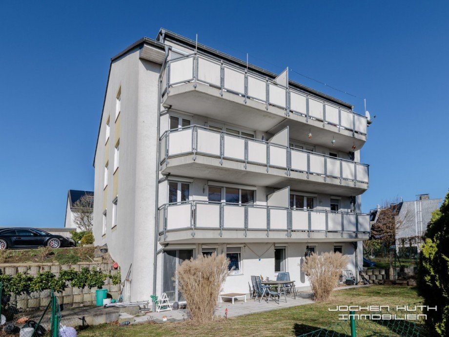 S�d-Ansicht des Hauses Wohnung Wuppertal