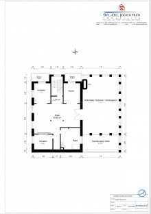 Grundriss nach Umbau Direkt am Toelleturm, in prominenter Lage: sehr helle, sanierte, 200m� - Altbau - Etage