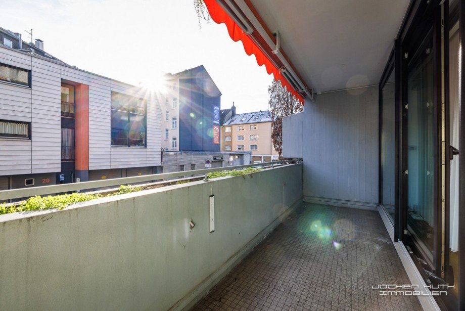 Balkon vor dem Wohnraum Wohnung Wuppertal