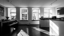 Fensterfront  K�che  *VERKAUFT* Loft (2013) in umfassend saniertem Gr�nderzeit - Fabrikgeb�ude