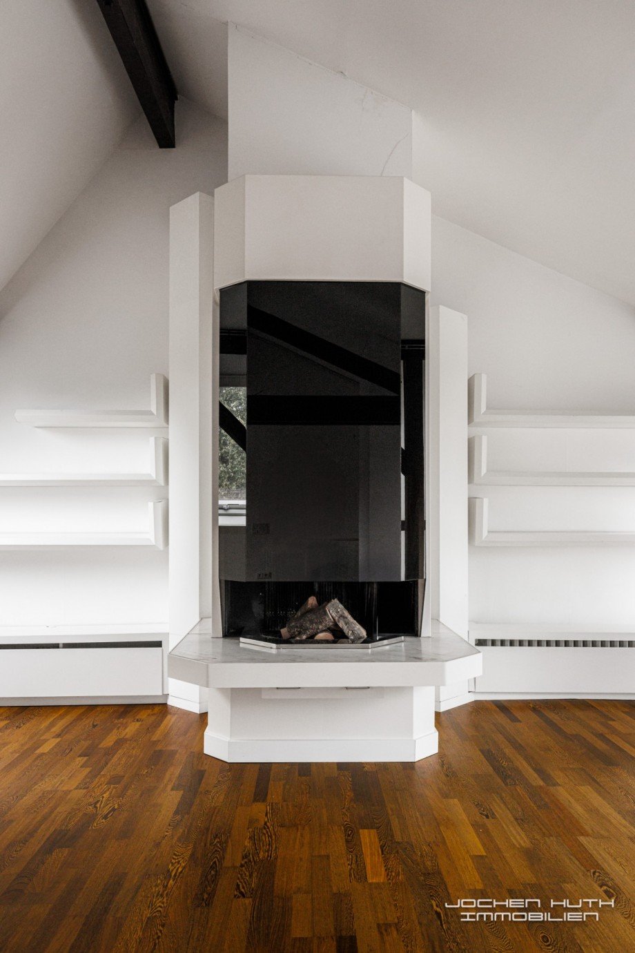 Kamin im Studio Maisonettewohnung D�sseldorf