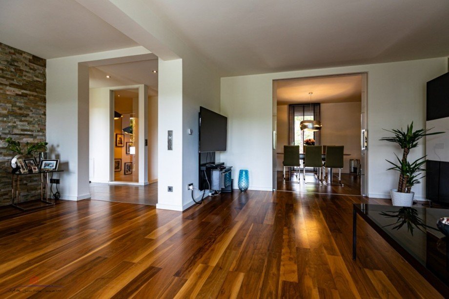 Wohnraum Richtung Esszimmer Reihenmittelhaus Wuppertal