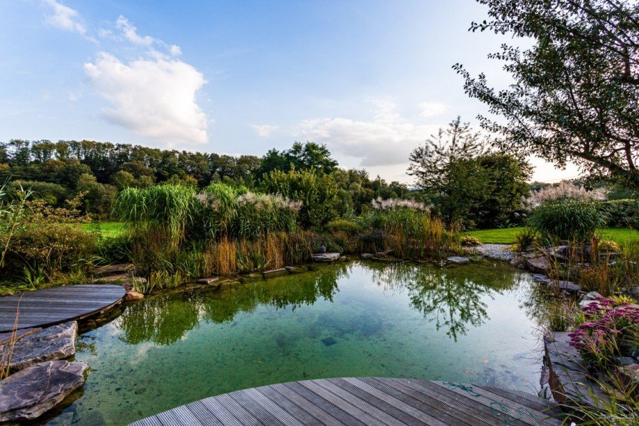 Schwimmterrasse Einfamilienhaus Wuppertal